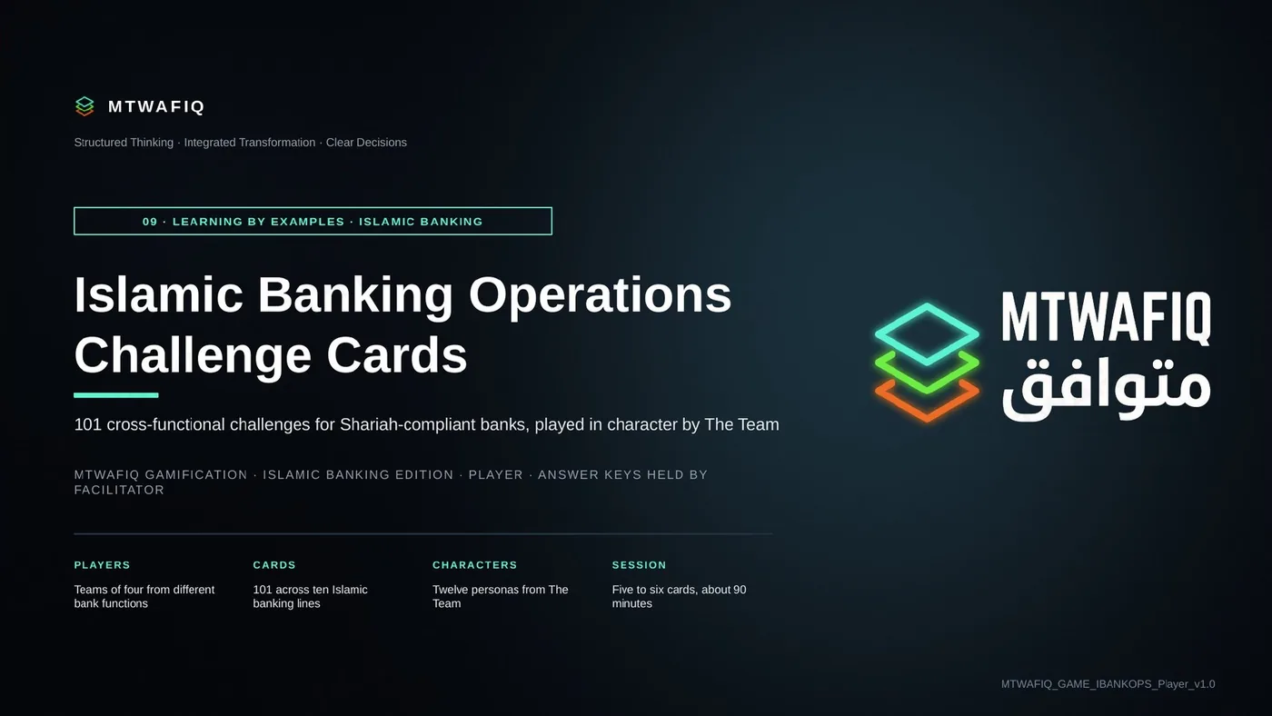 Islamic Banking Operations Challenge Cards — Player Edition